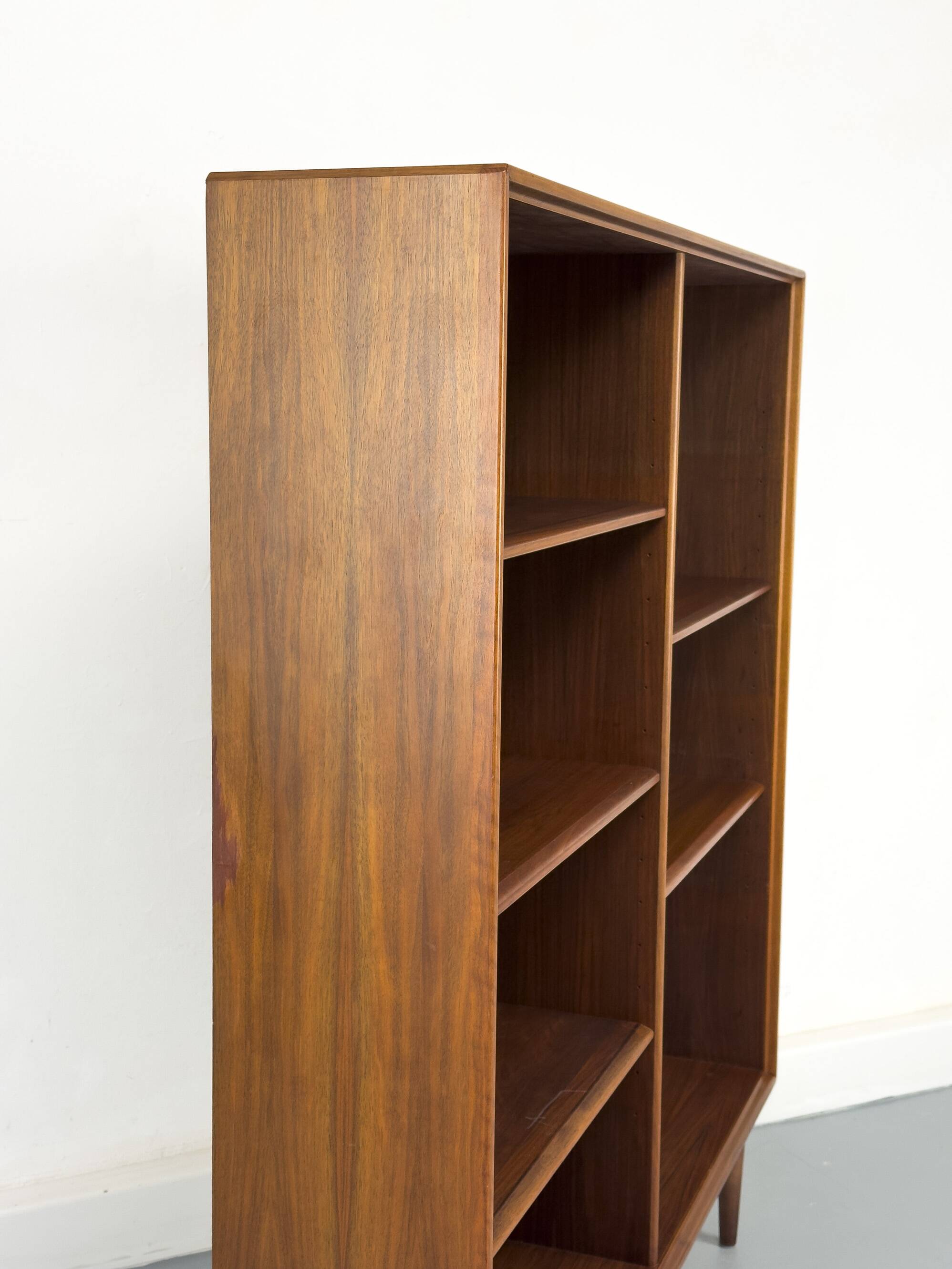 Large Walnut Bookcase by Bertil Fridhagen for Bodafors, 1969