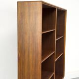 Large Walnut Bookcase by Bertil Fridhagen for Bodafors, 1969