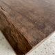 Asian solid wood quadripod brutalist coffee table H30 L81 l42