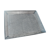 Perforated sheet metal tray circa 1950