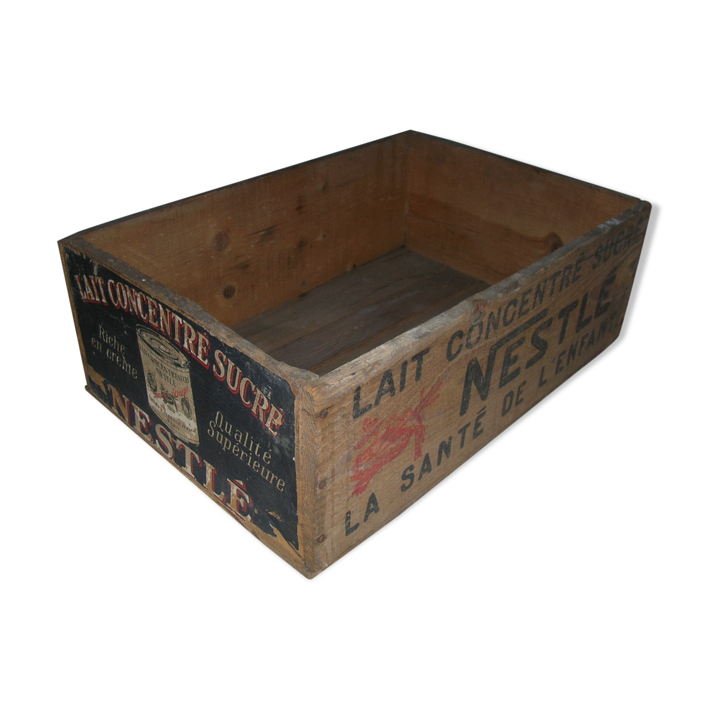 Old wooden Nesle case