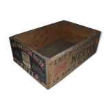 Old wooden Nesle case