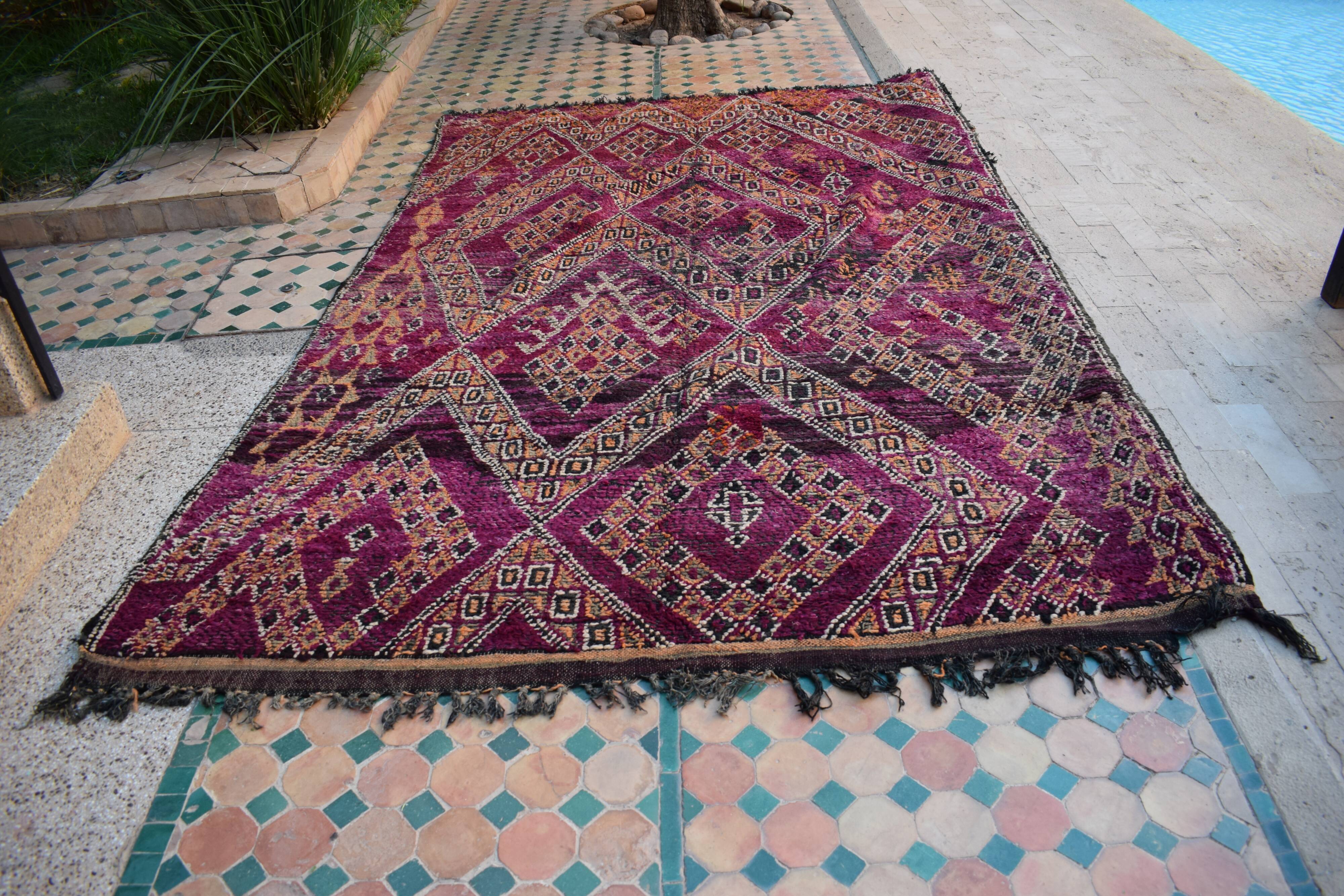 Vintage moroccan berber rug, 290x190 cm