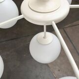 Swiss suspended chandelier from the mid-century space age by E. R. Nele for Temde, 1960s.