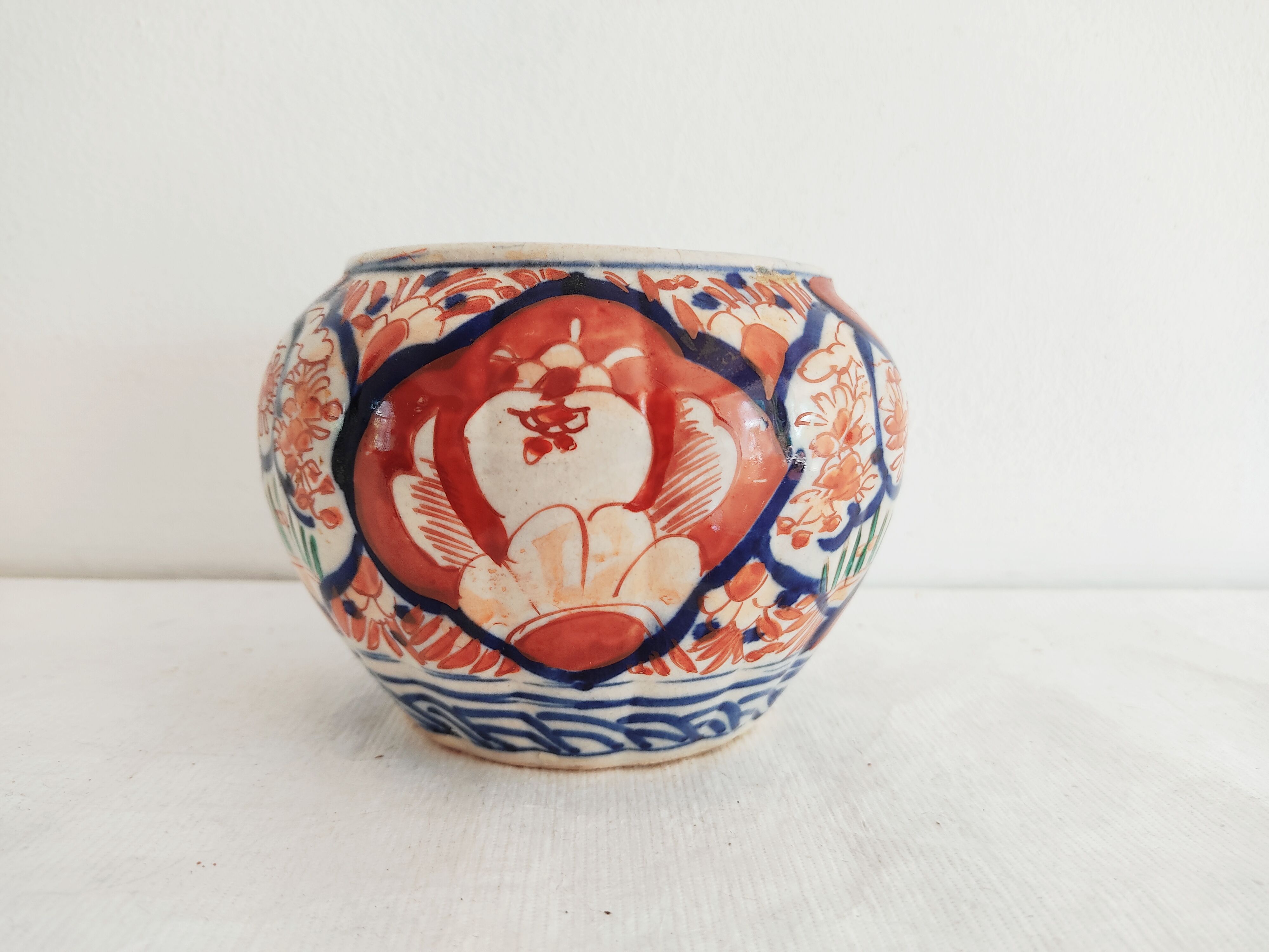 Cache-pot imari japonais meiji