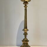 Lamp pique candle gilded bronze 60 cm, nineteenth century.