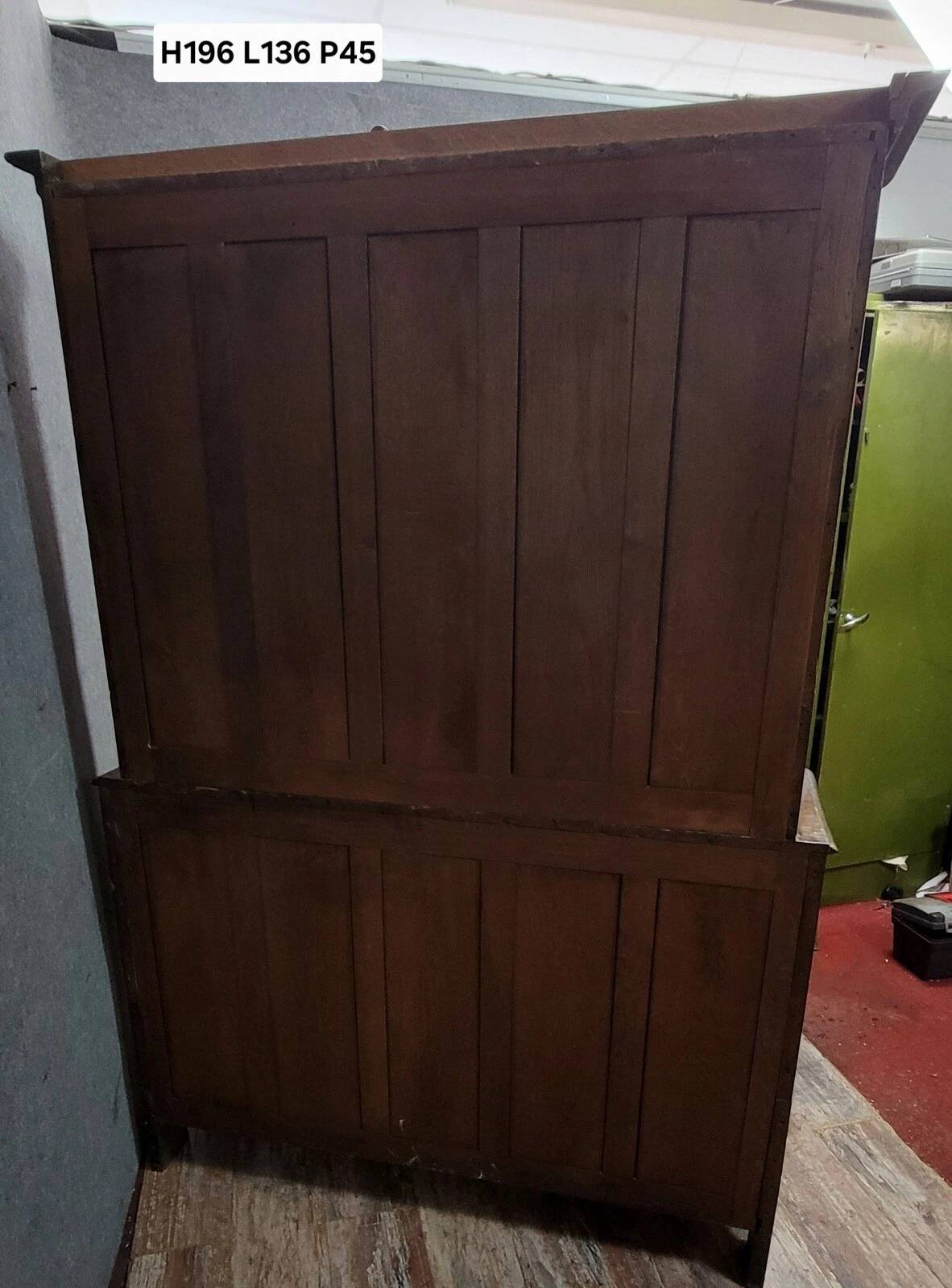 Two-part Louis XV period oak buffet, circa 1750