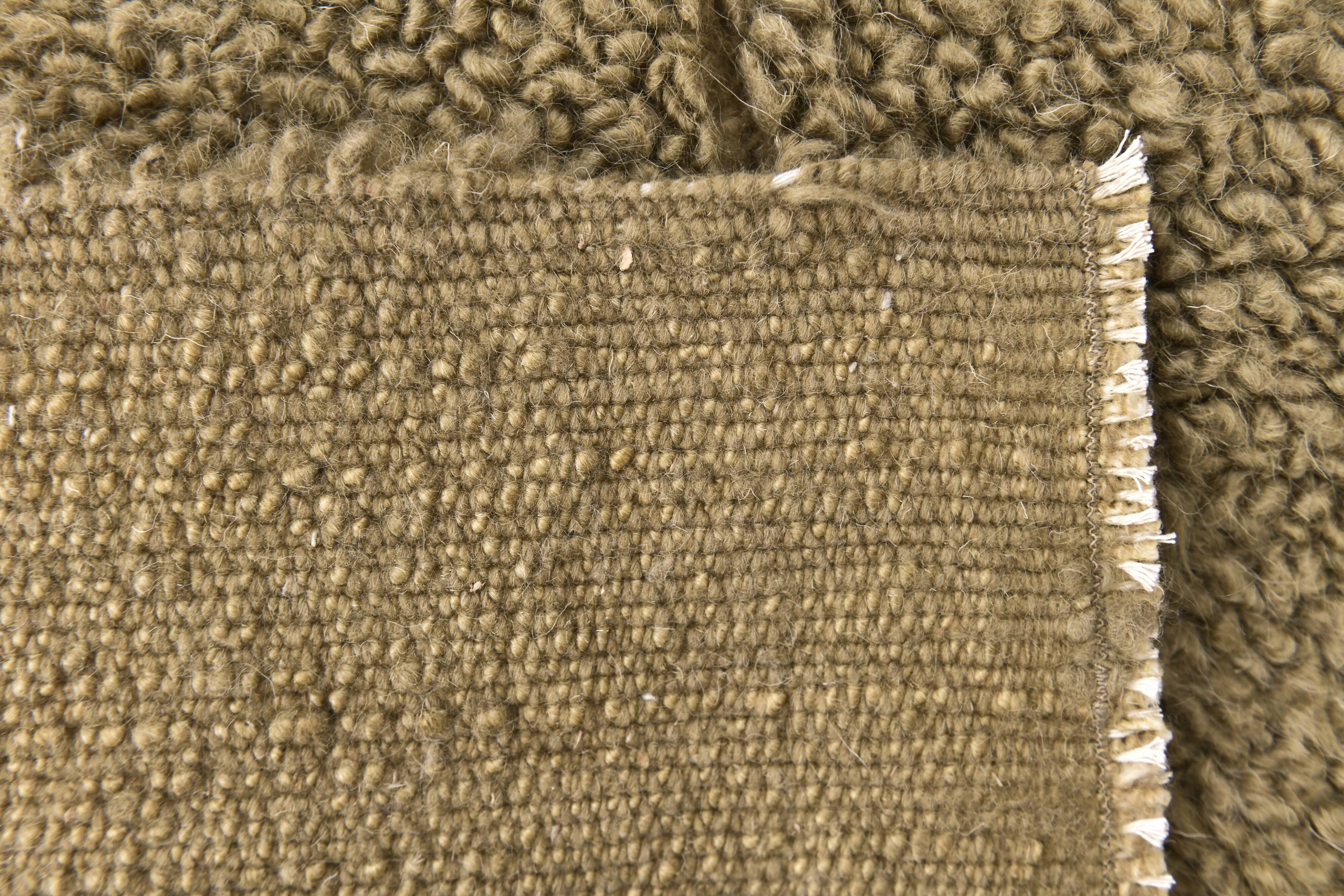 Green Moroccan Berber Area Rug 132x222Cm SK 240774