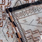 Beni Ourain Moroccan rug white - 190 x 338 cm