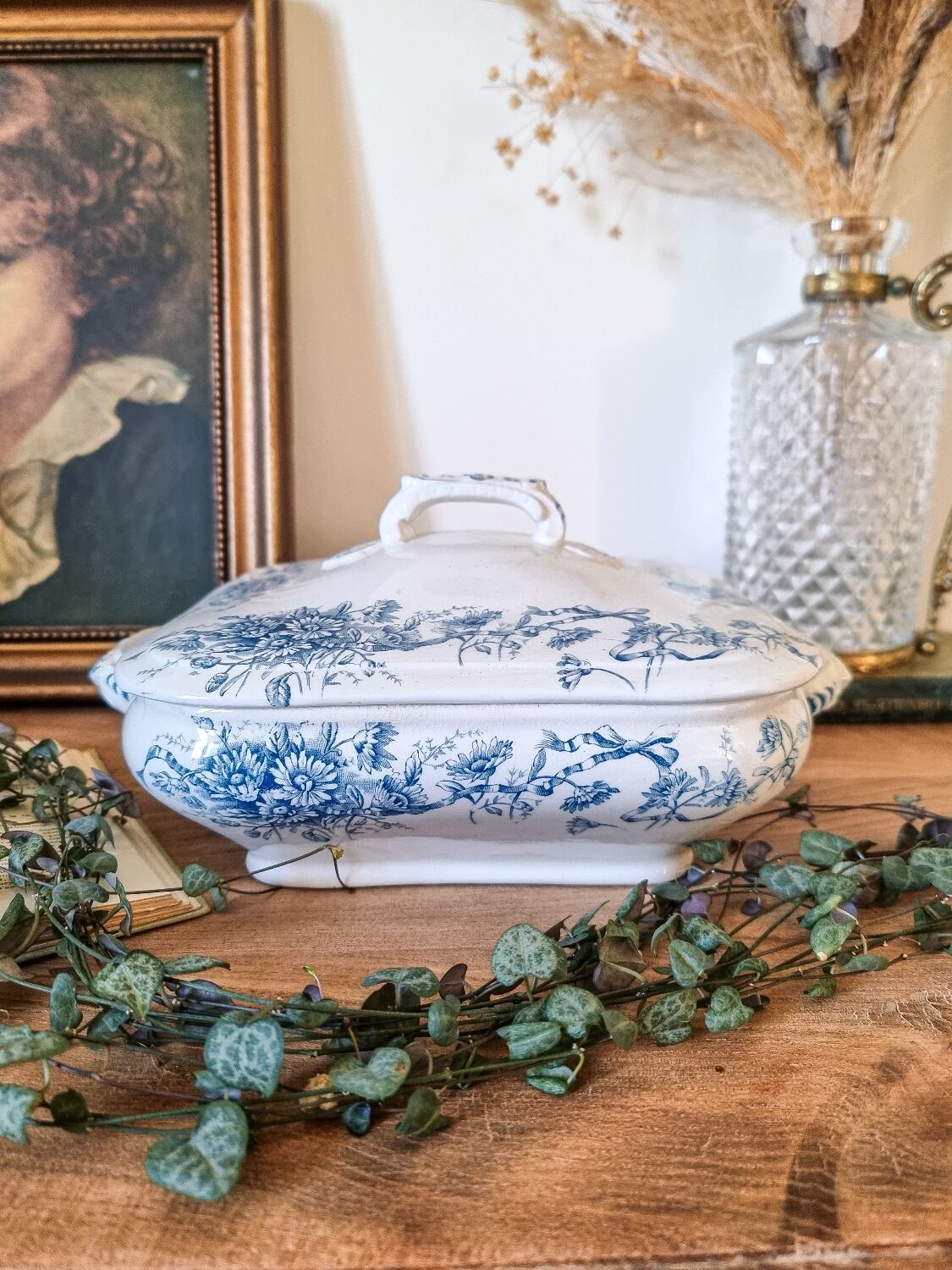 Square vegetable dish in iron earth, BFK