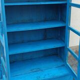Vaisselier en bois bleu