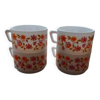 Lot de 4 tasses