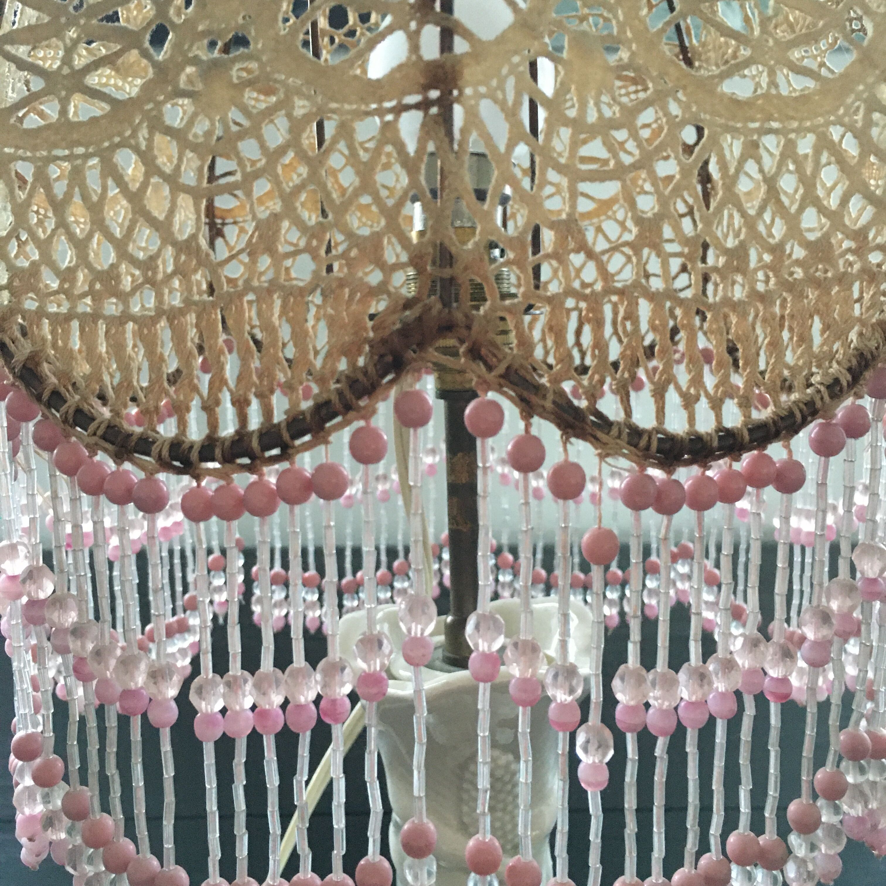 Ceramic lamp and beads