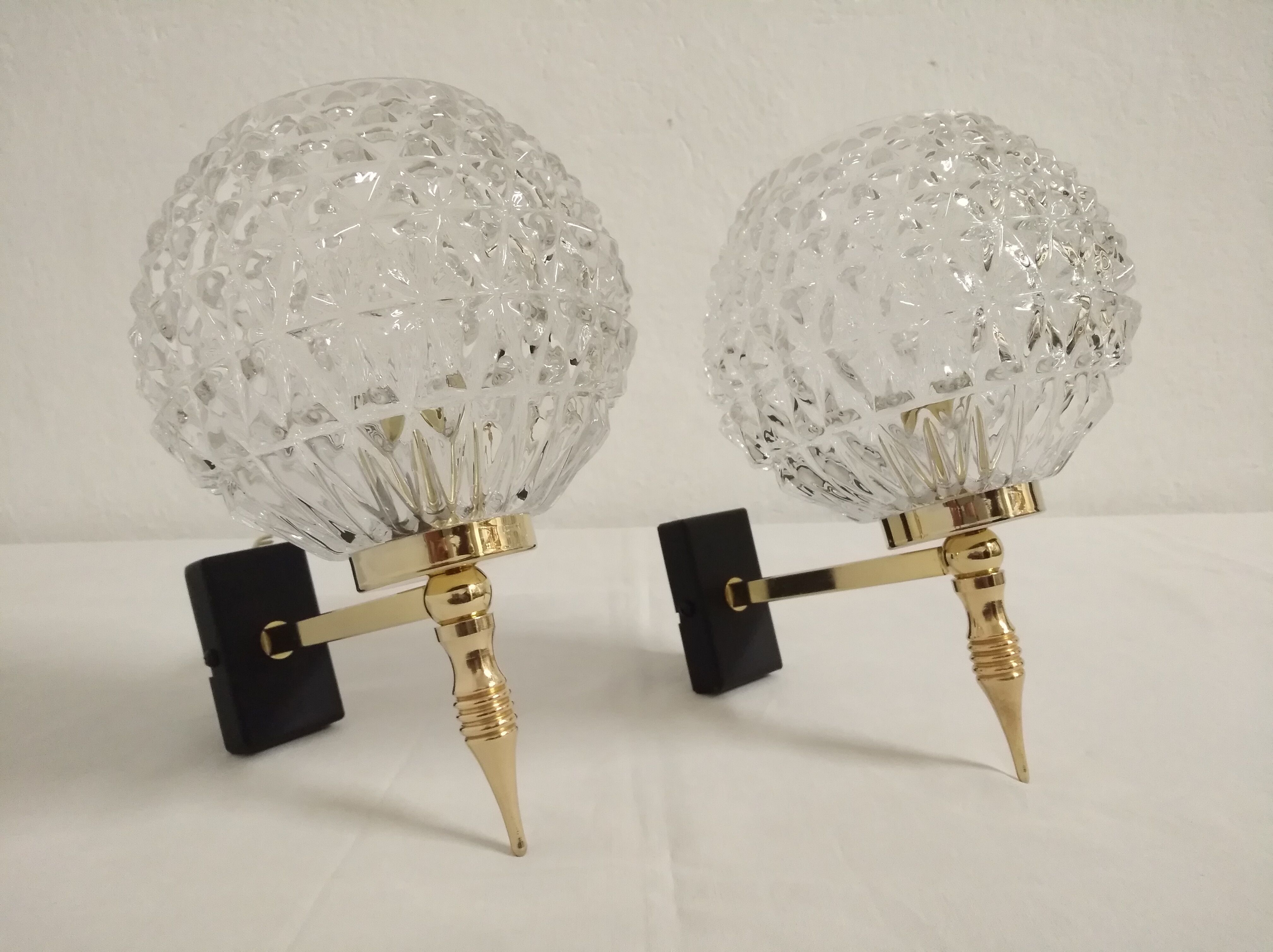 Arlus 2-fire chandelier from the 1950s