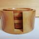 Olive wood coasters