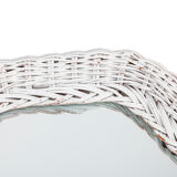Mirror painted Wicker 60x34cm