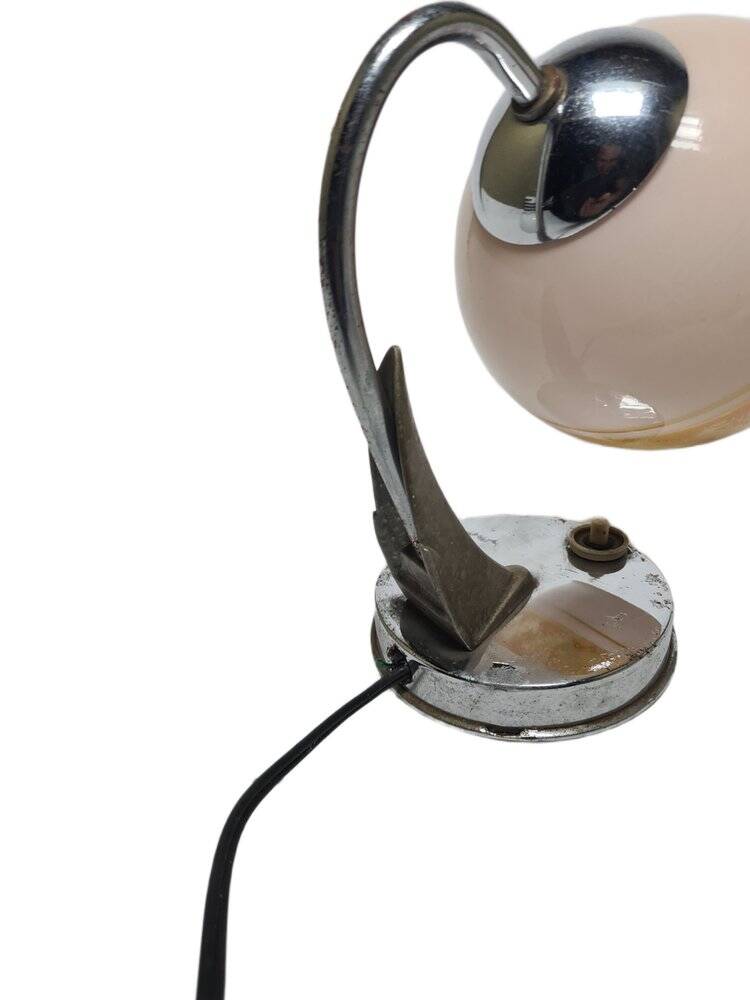 Art Deco bedside lamp, former Czechoslovakia, 1950s
