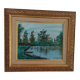 Oil painting with a beautiful quality frame.