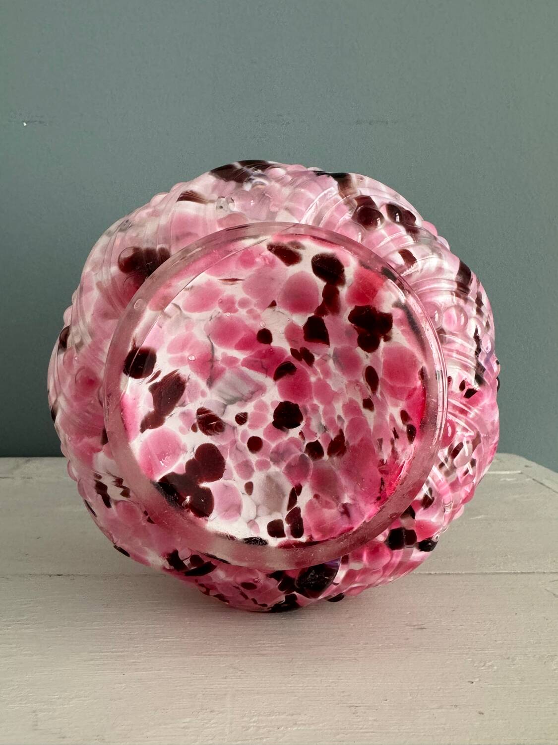 19th century blown Clichy glass vase