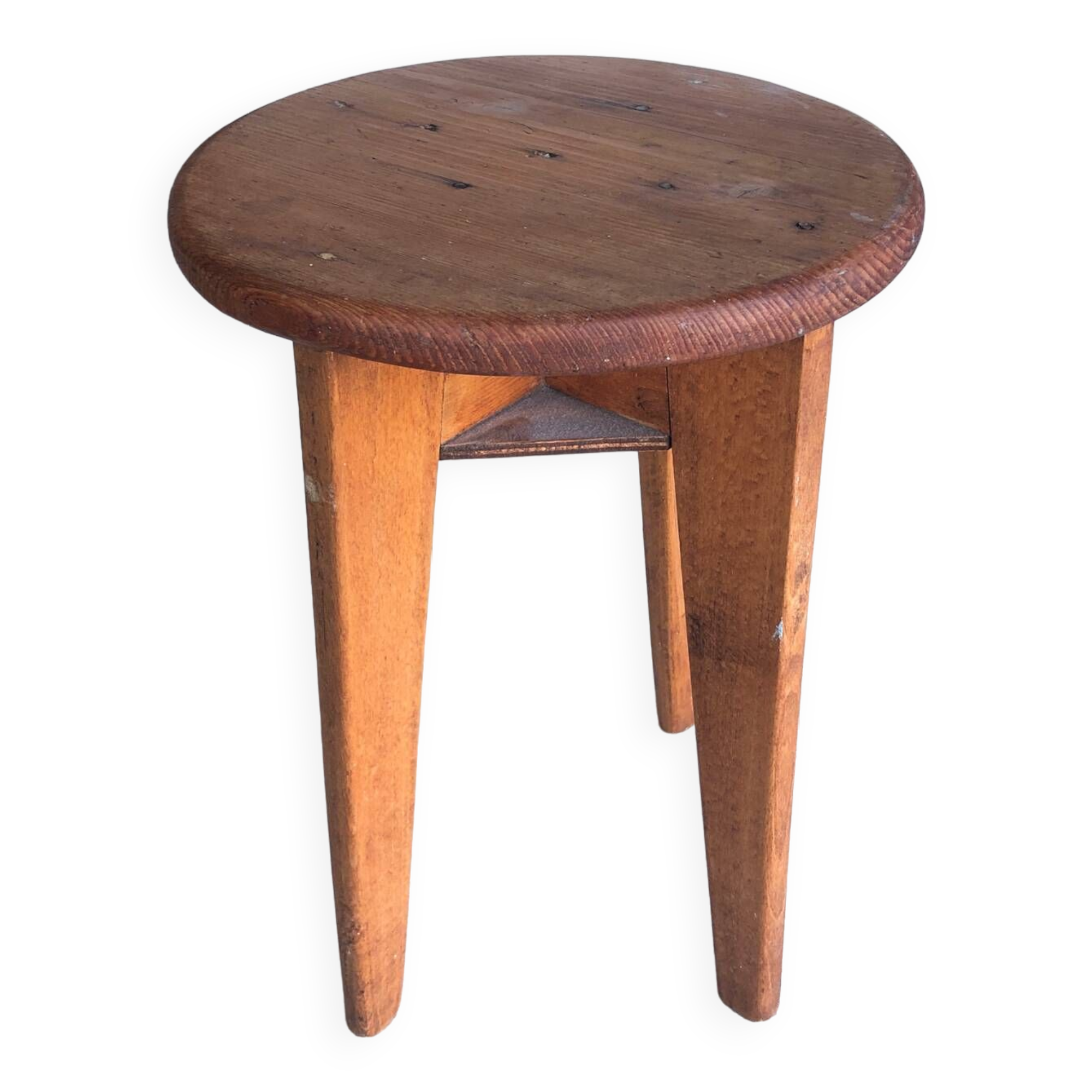 Old wooden stool