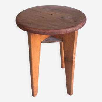 Old wooden stool