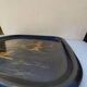 Large tray painted sheet metal Napoleon III 19th century