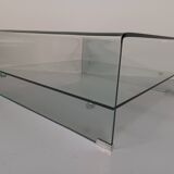 Coffee table, molded glass