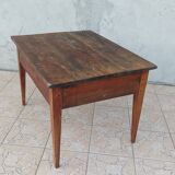 Rustic table in solid oak