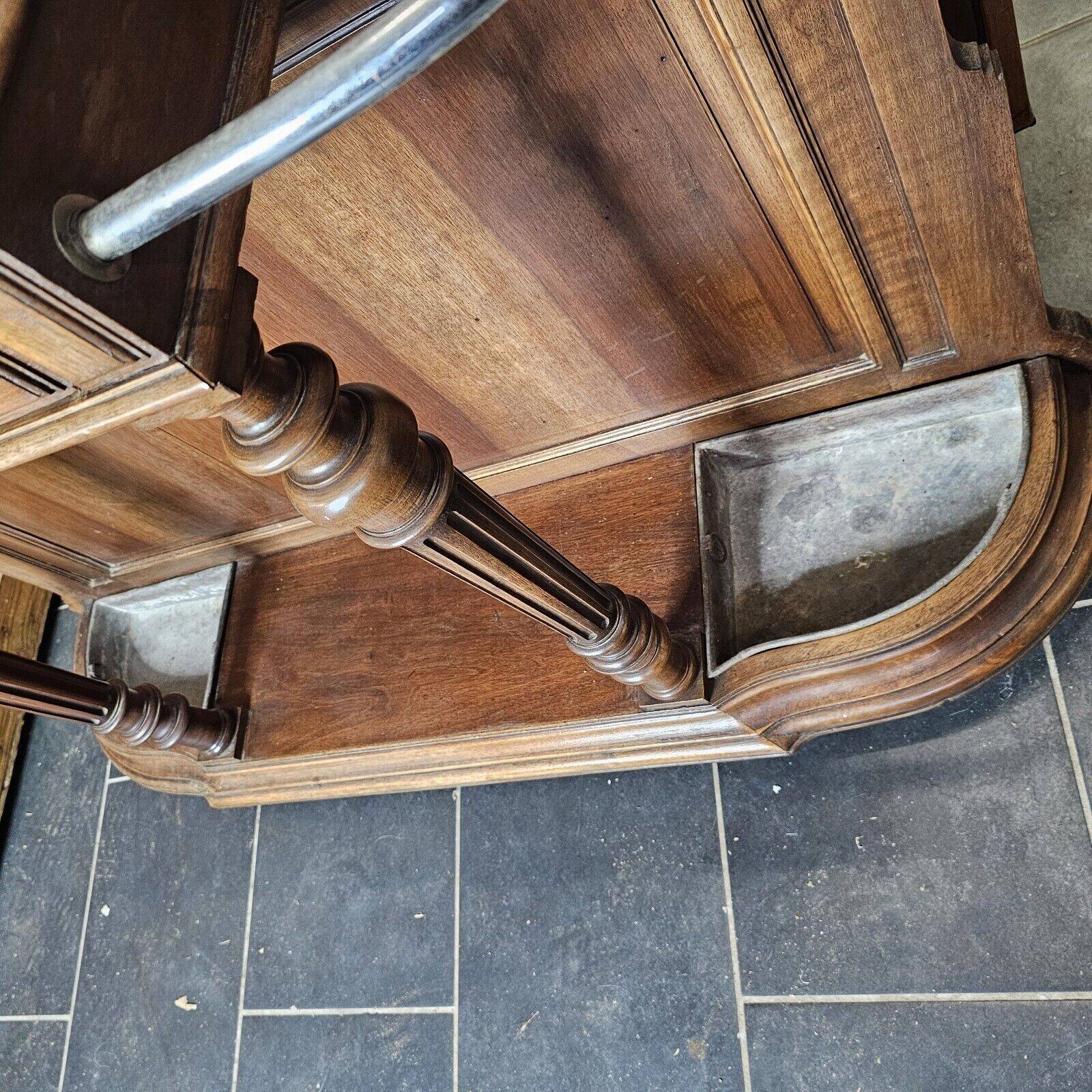 vestiaire avec console en noyer