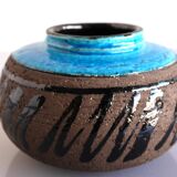 Mid-century modern studio art ceramic vase by Inger Persson for Rörstrand, Sweden, 1970s