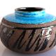 Mid-century modern studio art ceramic vase by Inger Persson for Rörstrand, Sweden, 1970s