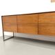 Modernist enfilade by Arno, in Rio rosewood.