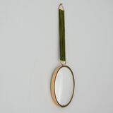 Small oval domed mirror / witch's eye 1960 vintage