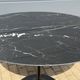Original Knoll Tulip dining table (120cm) Nero Marquina glossy LIKE NEW!