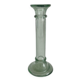 Vintage Molded Glass Straight Candle Holder