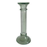 Vintage Molded Glass Straight Candle Holder