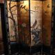 4-leaf screen lace-up decoration Far East Japan type Coromandel