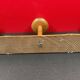 Old turned wooden coat rack 1930s bamboo style - 3 hooks