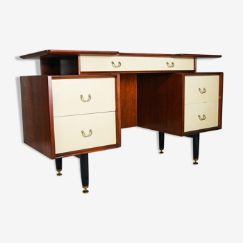 Bureau en teck 1950s G Plan par E Gomme