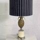 Lampe ananas en laiton vintage