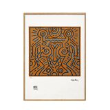 Keith Haring. Numbered colour silkscreen. 1990s.