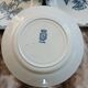 11 antique ironstone plates "Flora"