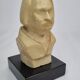 Buste en plâtre d'Honoré de Balzac, 13 cm