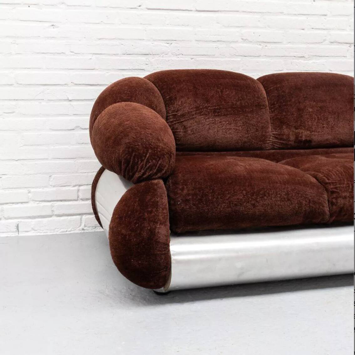 Three-seater sofa Adriano Piazzessi 1970