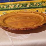 Large round ceramic dish Les Faïences Haute Provence