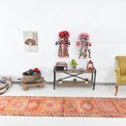 Orange Beige Turkish Runner Rug 80x369Cm SK 23759