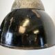 Vintage Black Enameled Hanging Lamp, 1930s