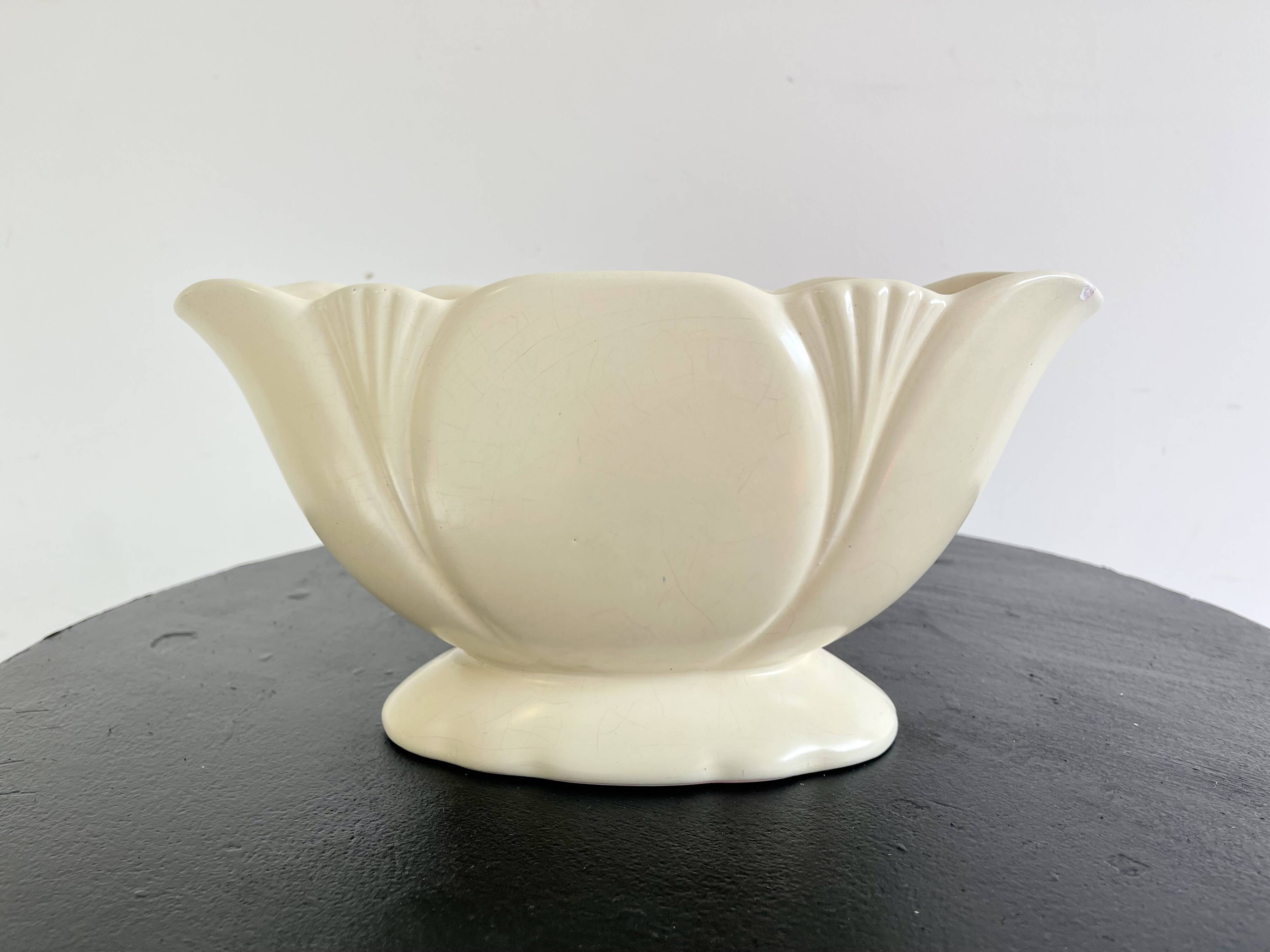 Ensemble de 2 vases manteau blancs du milieu du siècle