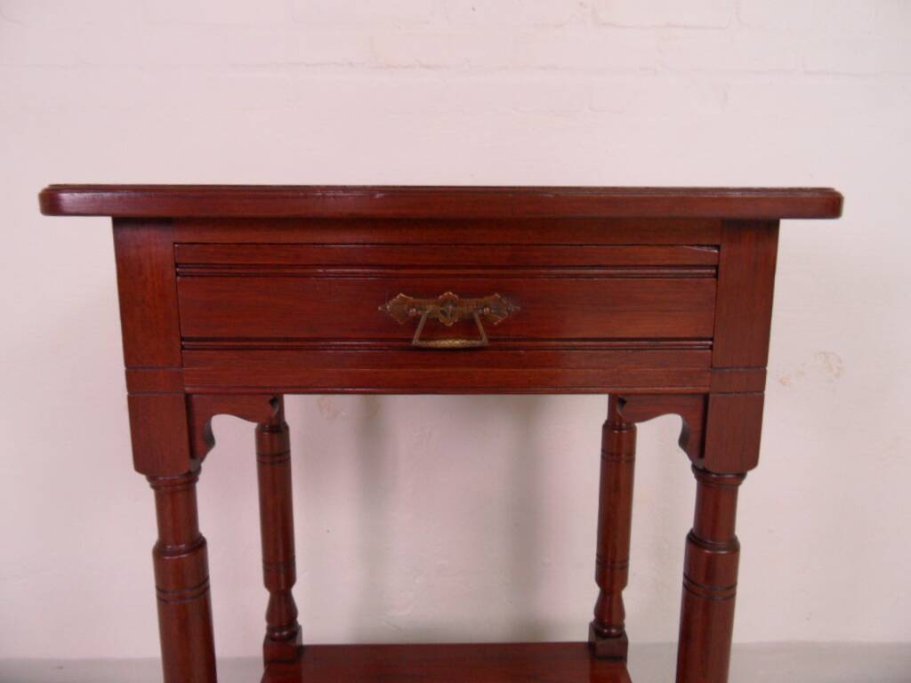 Art Nouveau mahogany sidetable