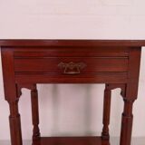 Art Nouveau mahogany sidetable